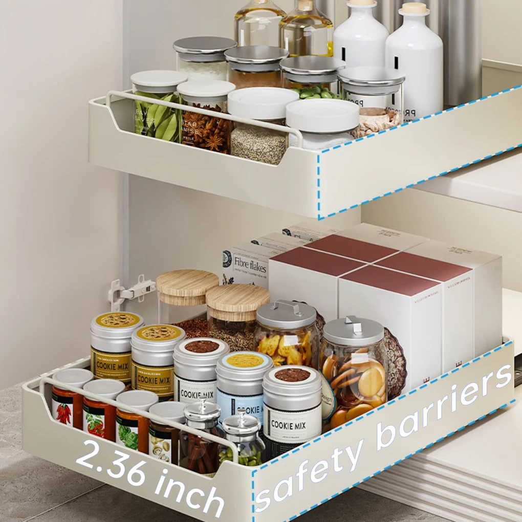 

Органайзер для раковины, шкаф для хранения без гвоздей, гладкий и бесшумный органайзер для шкафа