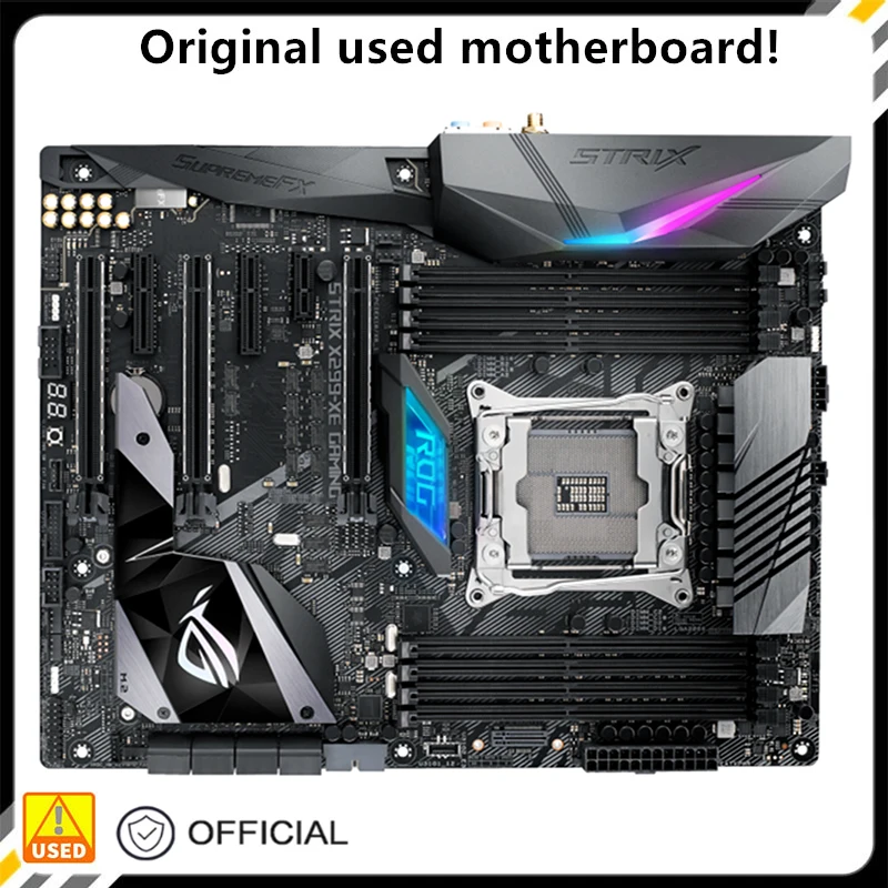 

For STRIX X299-XE GAMING Used original For Intel X299 Socket LGA 2066 DDR4 128G motherboard LGA2066 Mainboard