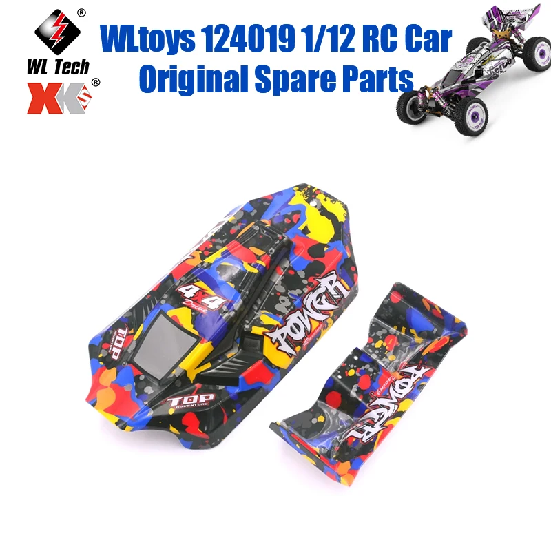 

WLtoys 124019 1/12 RC автомобиль оригинальные запасные части 124007-2484 автомобильный корпус 124019 124017 оригинальный автомобильный корпус