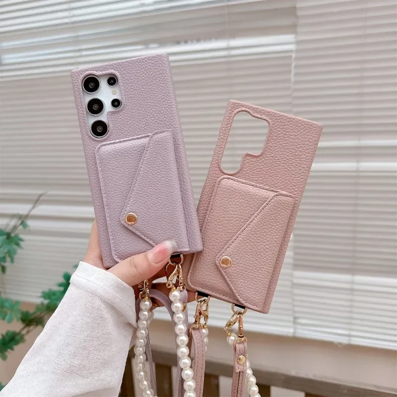 Crossbody Phone Case with Wallet Cover