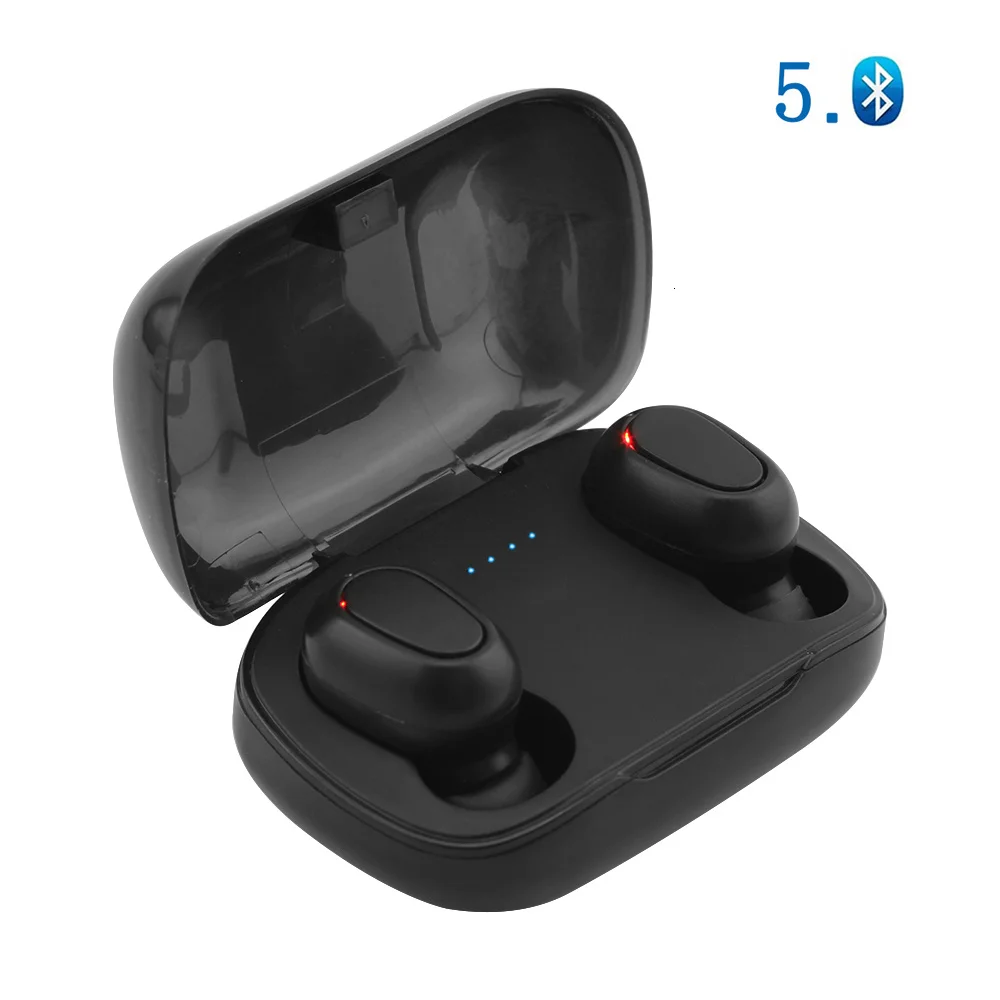 

TWS Bluetooth 5.0 Stereo Earphones Wireless Touch Control Headphones With Micphone Noise-Cancellation Earbuds For Xiaomi Huawei