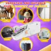 Portable Mini Electric Sewing Machine Handheld Sewing Machine with Bobbin for Needlework Handwork Home Travel Sewing Accessories 5