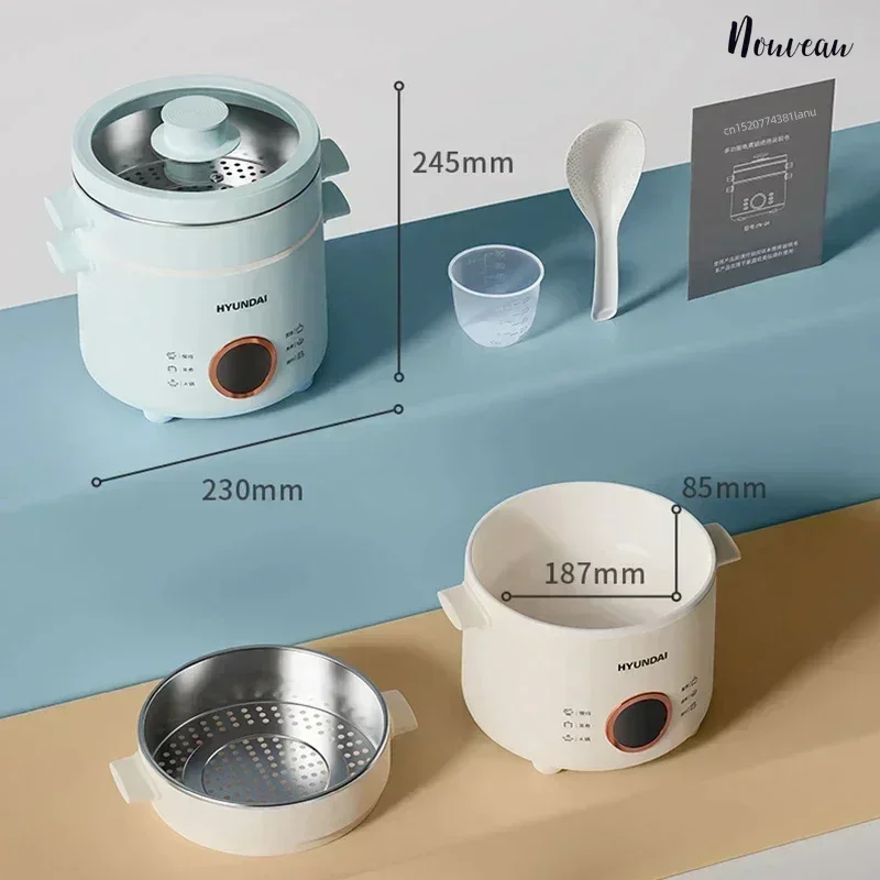 Home electric hot pot multi-function fully automatic mini rice cooker dormitory electric hot pot small hot pot rental 4