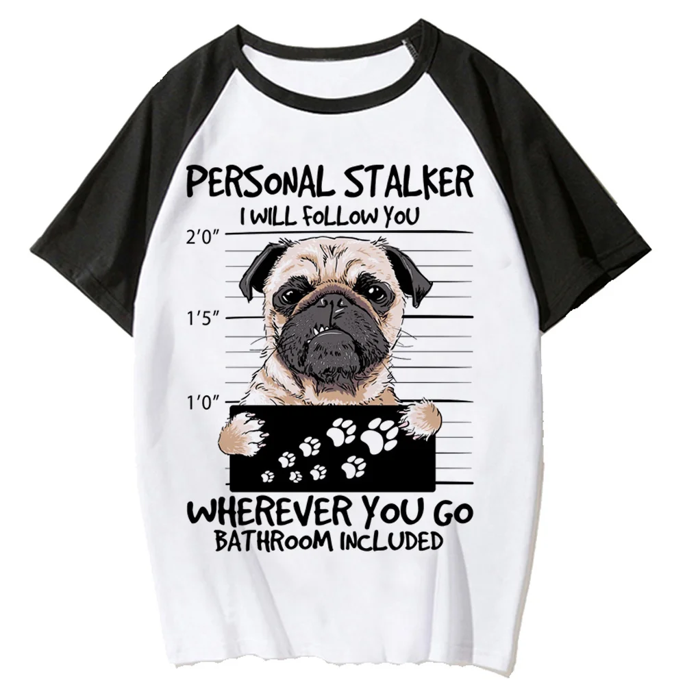 

pug Tee women summer t-shirts female graphic clothes