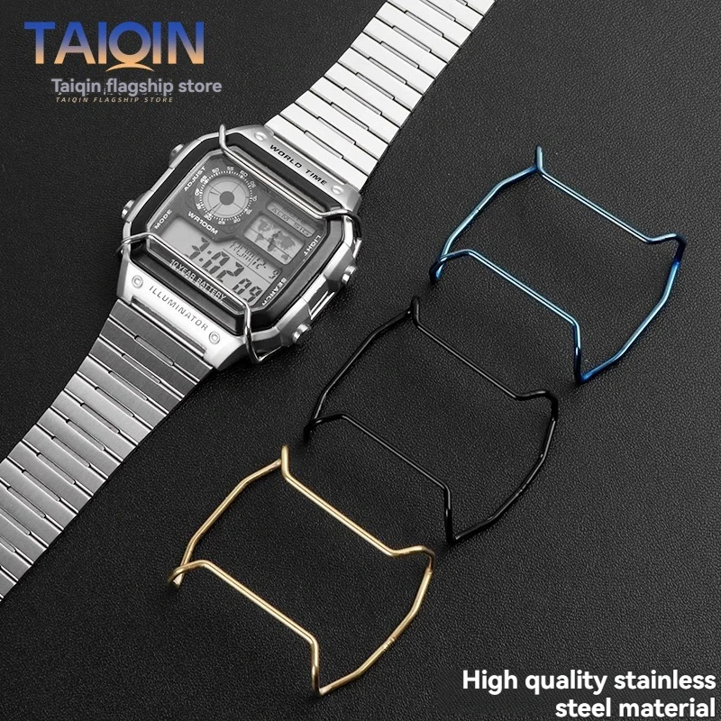 AE1200 bumper Stainless For Casio 3299 AE-1200 anti-collision