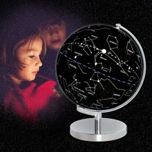 

New 25cm Constellation World Earth Globe With Illumination Geography Educational Toy With Stand Home Office Gift School Supplies