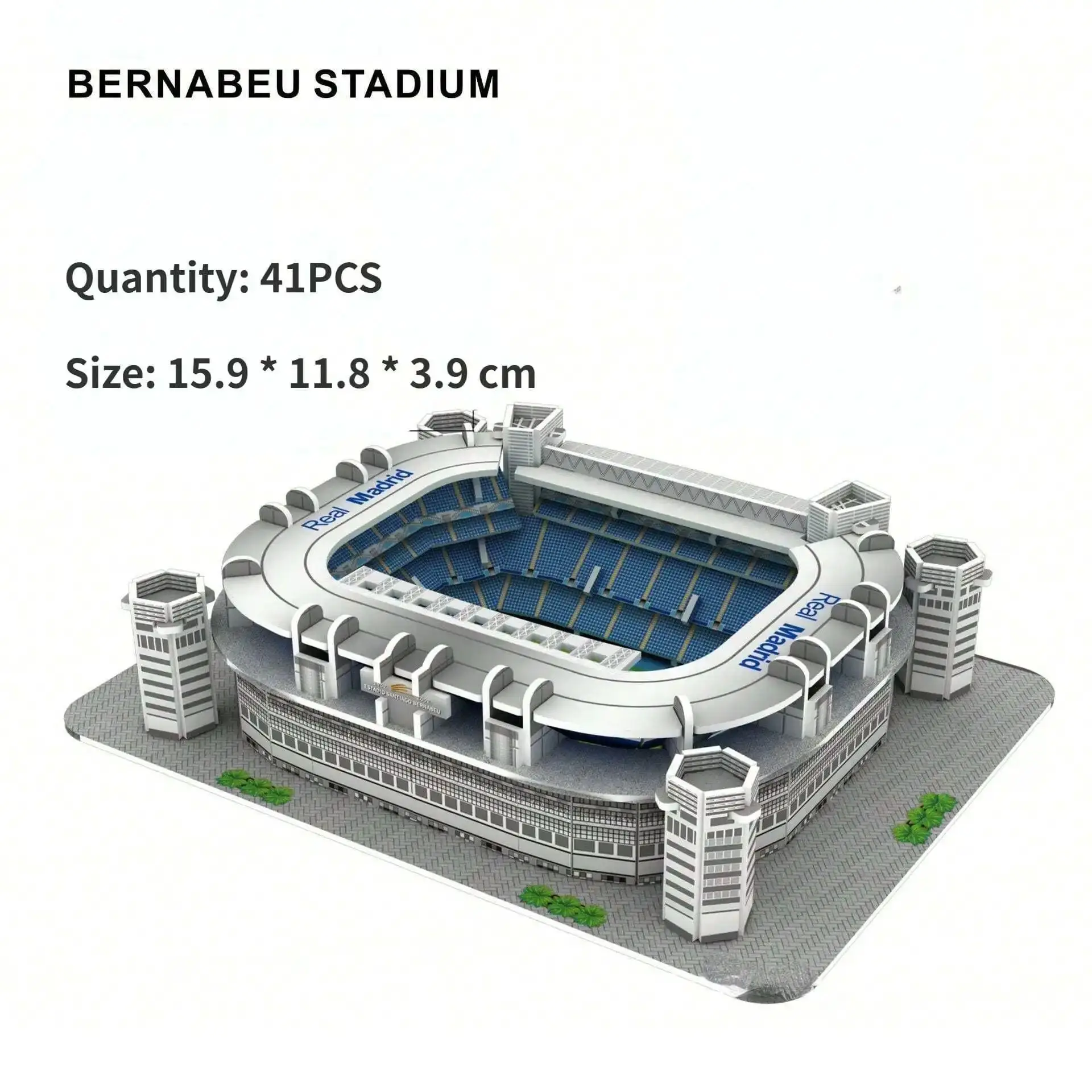 3D Football Field Paper Jigsaw Puzzle Stadium - Fun Toy Gift