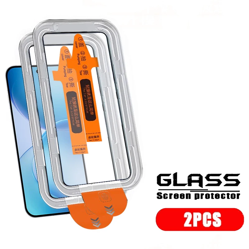 Premium Tempered Glass Screen Protector for OPPO Reno 16 Pro – 9H Hardness, Full HD Clarity, Dust-Free, Available in Sets of 1 to 4
