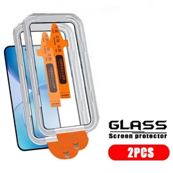 Premium Tempered Glass Screen Protector for OPPO Reno 16 Pro - 9H Hardness, Full HD Clarity, Dust - Free, Available in Sets of 1 to 4 (2 Front Glass)