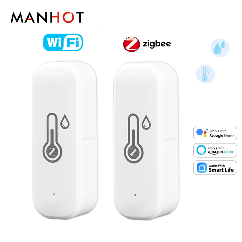 Tuya WiFi /Zigbee smart Temperature and Humidity Sensor Smart Life ...