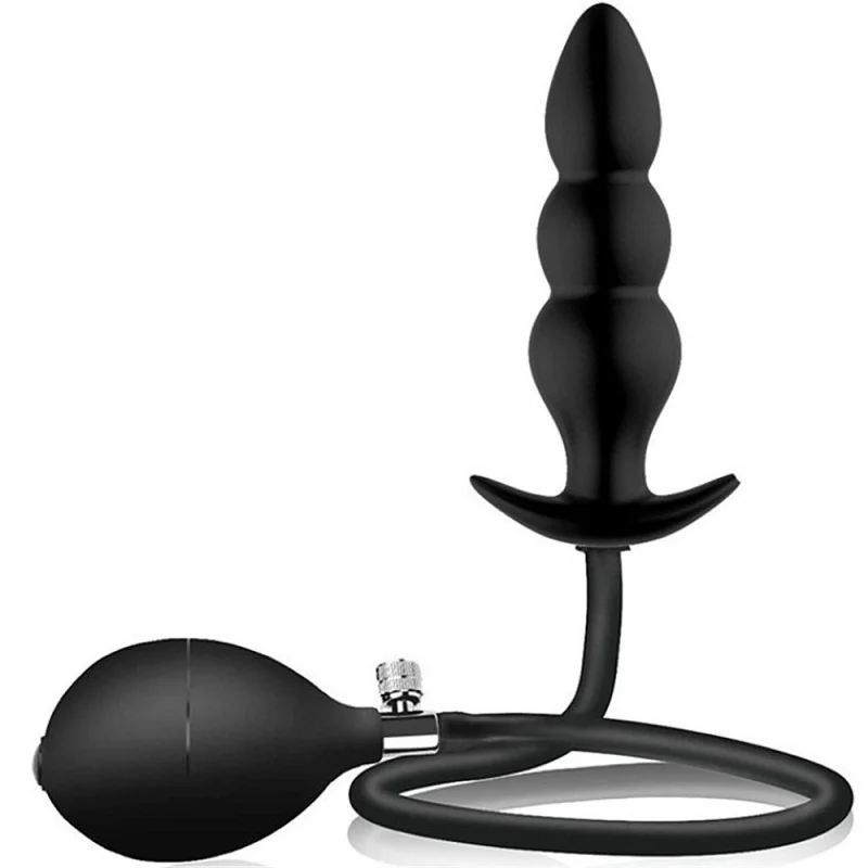 Adult Supplies Gourd Pull Beads Inflatable Expansion Butt Plug Back Court Dilator Anal Expansion Inflatable Ball Men and Women I