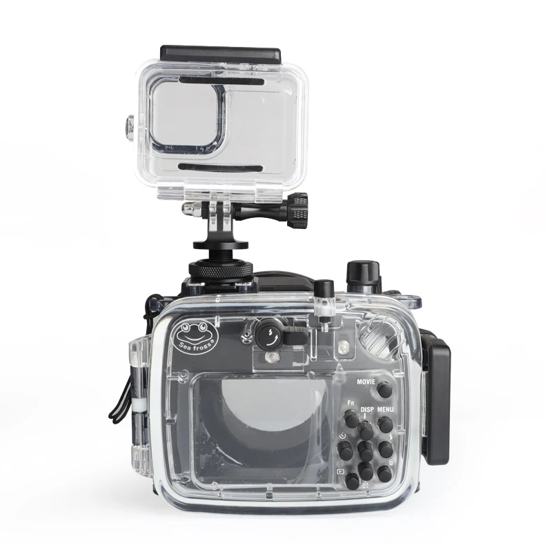 Seafrogs-montagem Câmera Sapato Frio Suporte para Gopro Herói 11 10 Câmera de Ação à Prova Dágua Case - Image 6