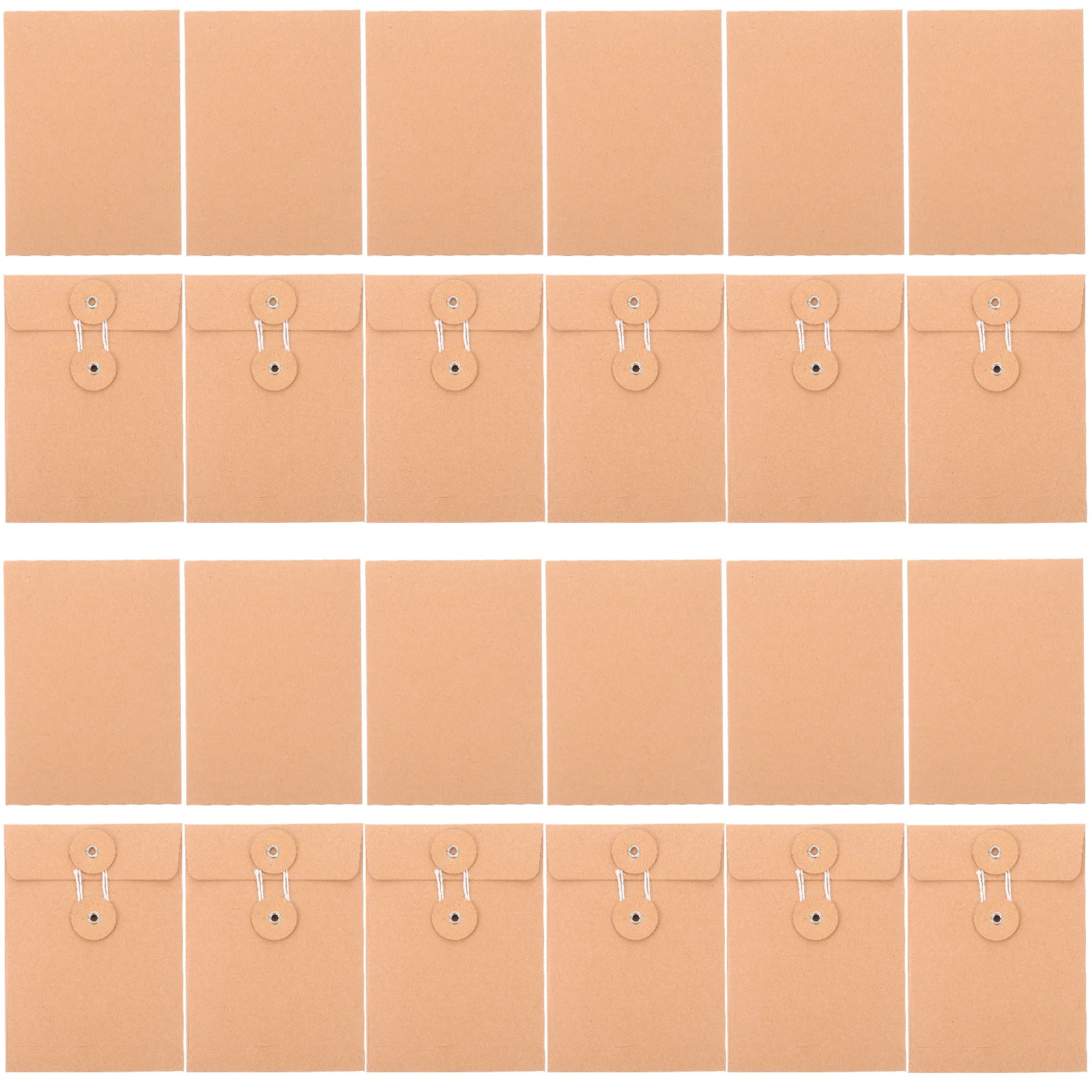 

25 Pcs Profile Photo Bag Pocket Storage Holder Document Organizer Paper Envelope Kraft Project