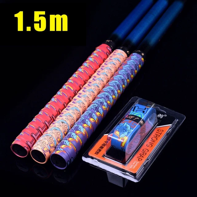 Fishing Rod Baseball Bats Keel Design Tennis Squash Racket Anti-slip Band Grip  Tape Badminton Sweatband Sweat Absorbed - AliExpress