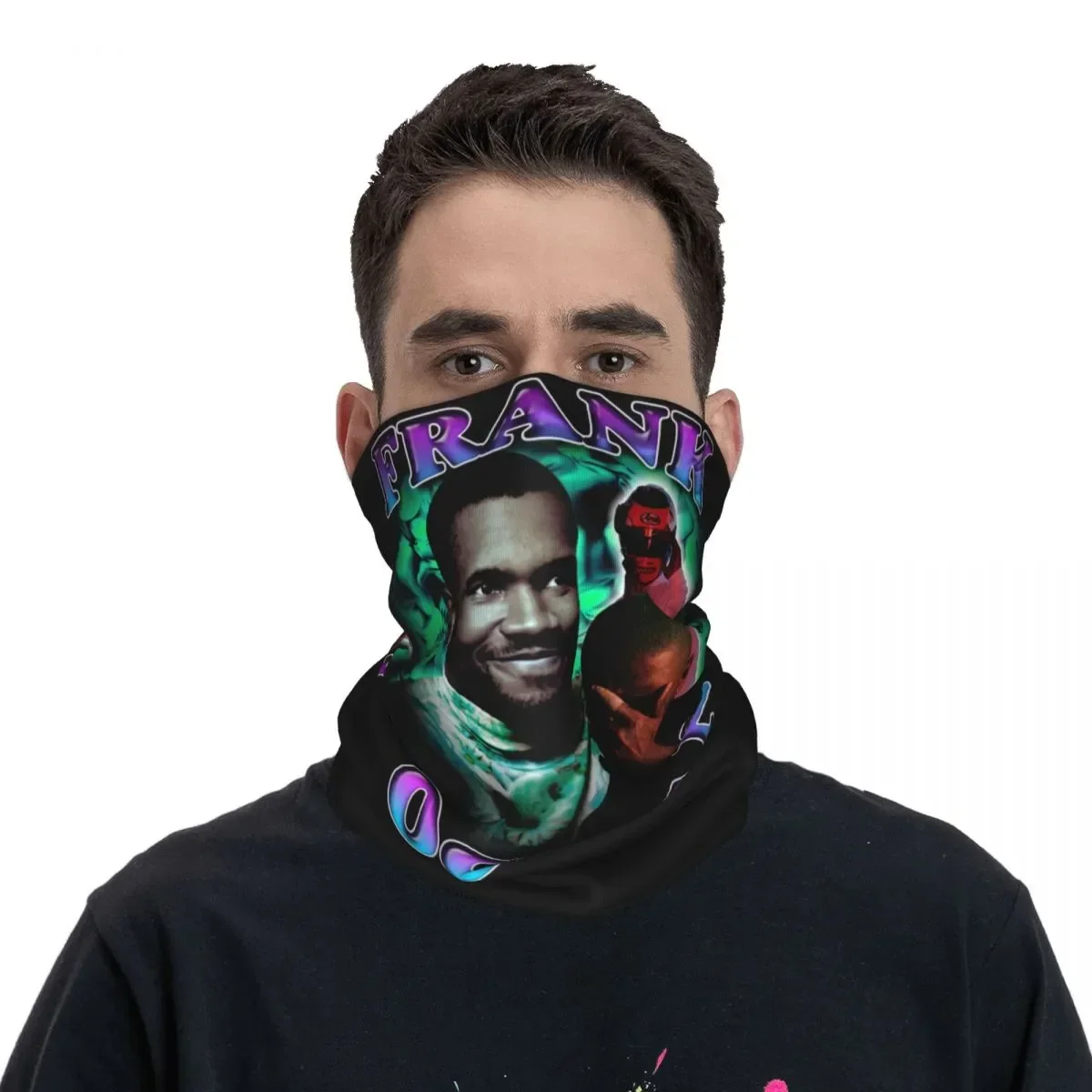 

Frank O-ocean Bootleg Vintage Bandana Neck Gaiter Printed Endless Boys Don't Cry Magic Scarf Warm Balaclava Outdoor