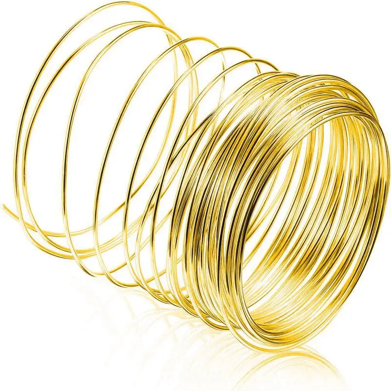 Versatile Solid Brass Wire - Multiple Thickness Options
