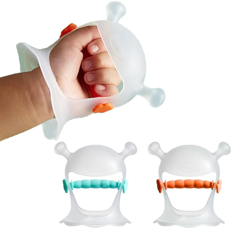 

Силиконовая перчатка-прорезыватель для сосания большого пальца, детская соска-пустышка для предотвращения прорезывания зубов,