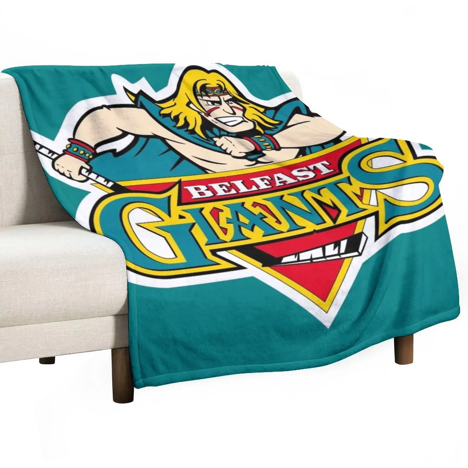 

Belfast Giants Throw Blanket Winter beds Blankets For Bed Blankets