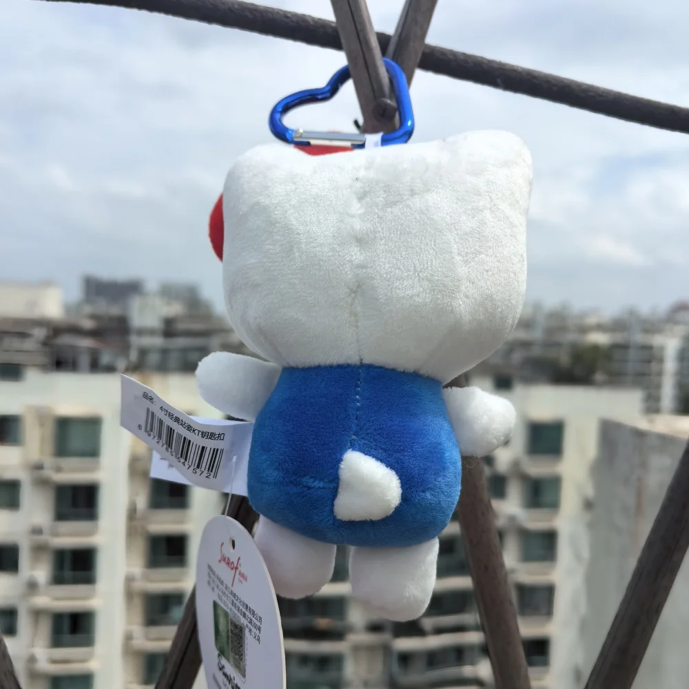 Sanrio Hellokitty Lovely Plush Pendant Cute Cartoon Stuffed Keyrings Girls Bag Bakcpack Cars Plush Keychains Christmas Gift 6