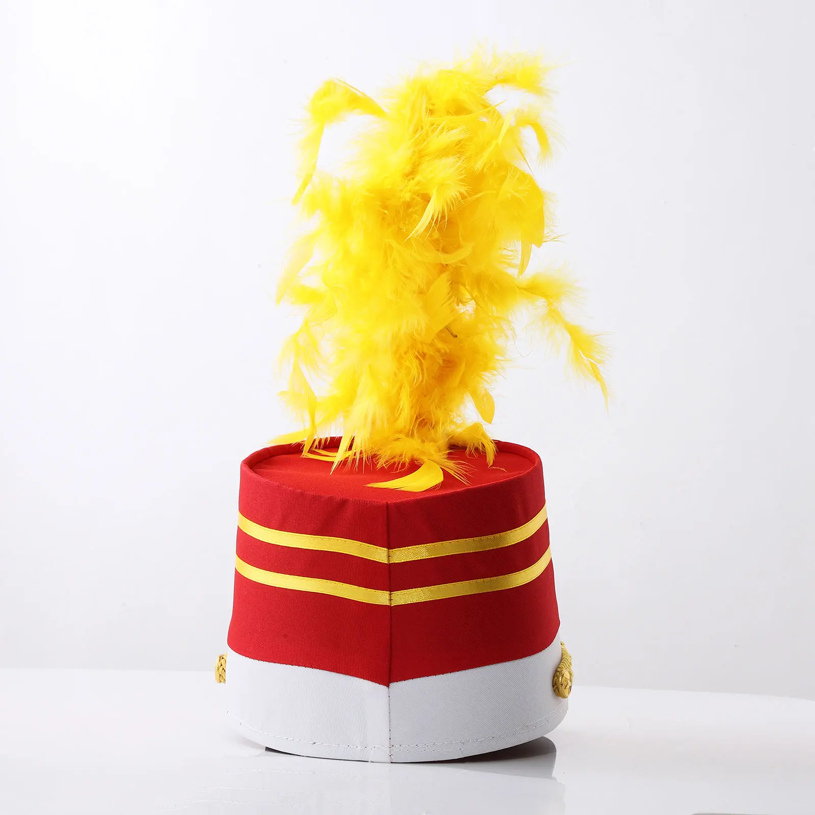 Children Drum Band Hat Stage Performance Cosplay Cap Halloween Party Circus Accessories women cosplay hat