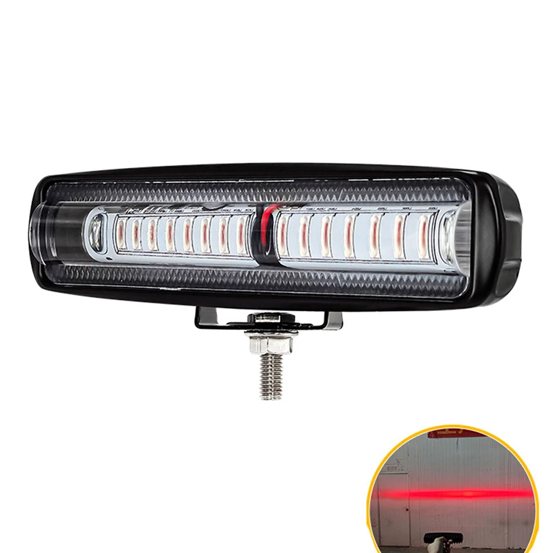 【AD】10V-80V 15 LED 30W LED 지게차 라이트 레드 플러드 빔 지게차 레드 위험 구역 지게차 경고 램프 (린데, 하이스터용)