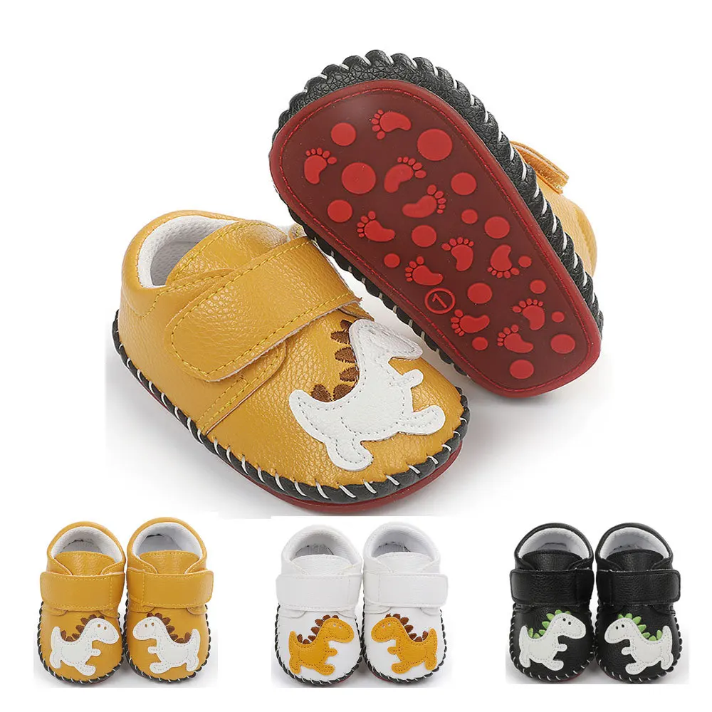 

Baby Girls Shoes Newborn Infant Cartoon Shoes Toddler Boy Soft Rubber Sole Anti-slip PU First Walkers Crawl Crib Moccasins