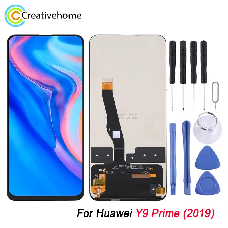 High Quality LCD Screen and Digitizer Full Assembly for Huawei Y9 Prime