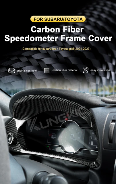 スバル 新型BRZトヨタ GR86専用　ドライカーボン製メーターインナーフード 3月末入荷予定）スバル 新型BRZ（型式：ZD8）トヨタ GR86専用 ドライ