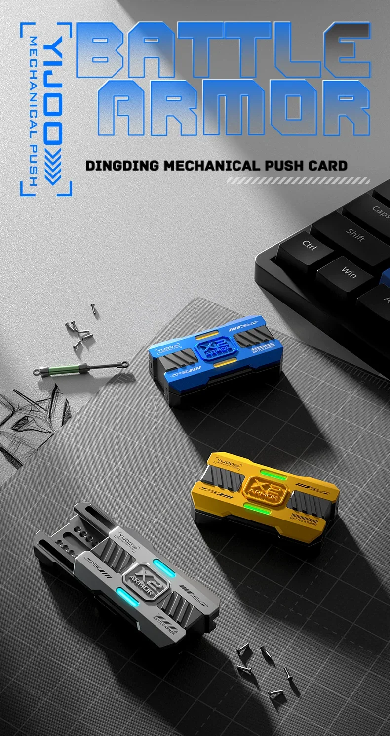 Leuchtender Push-slider Fidget Toy Gegen Stress Und Angst_voghion.com