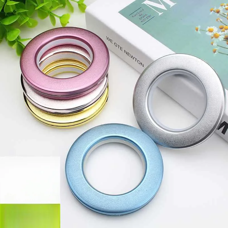 Elegant Purple Ring Set: Premium Mute Eyelet Curtain Accessories