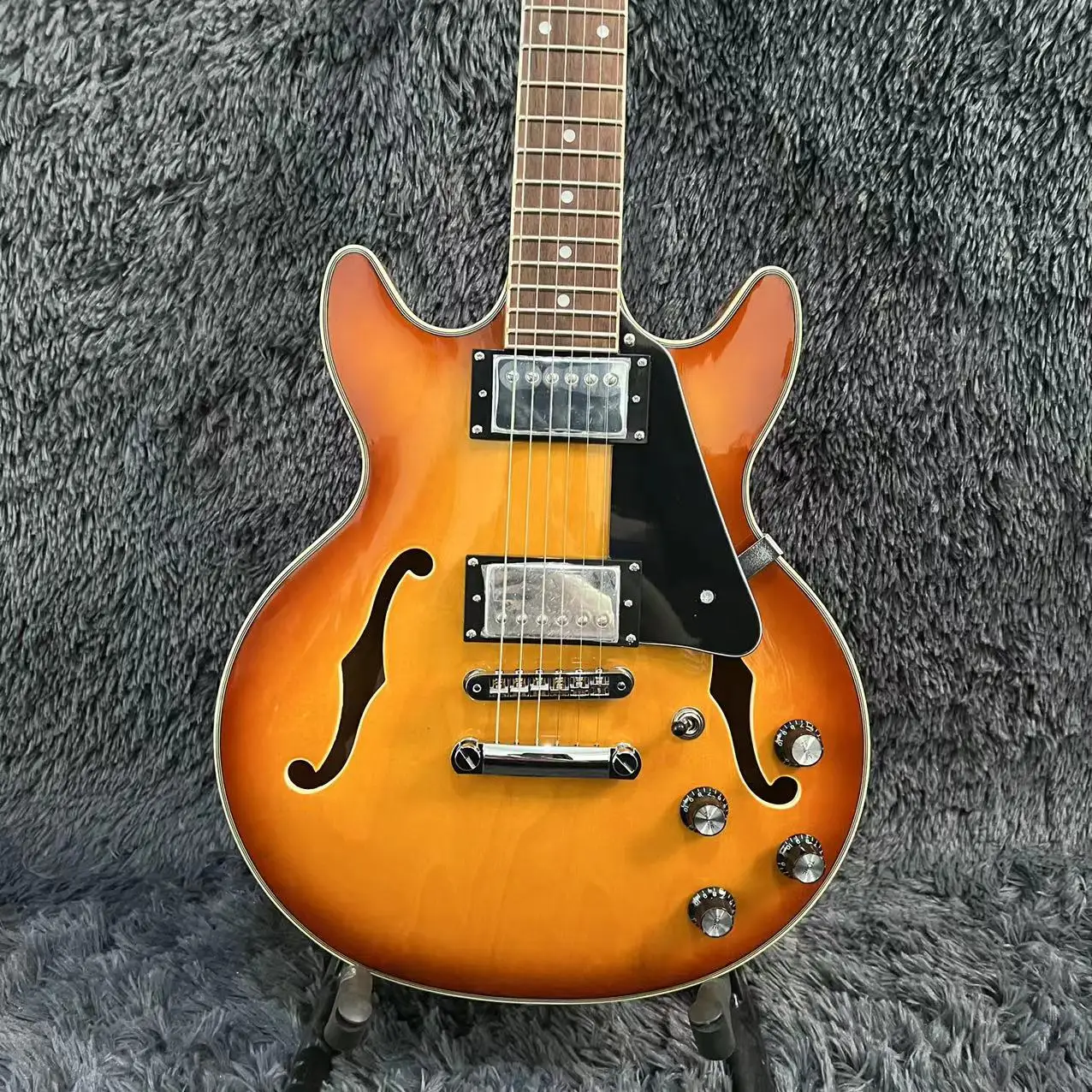 Gleeson Shop 339 Jazz Semi Hollow Electric Guitars Vintage Sunburst Version 39 Inches