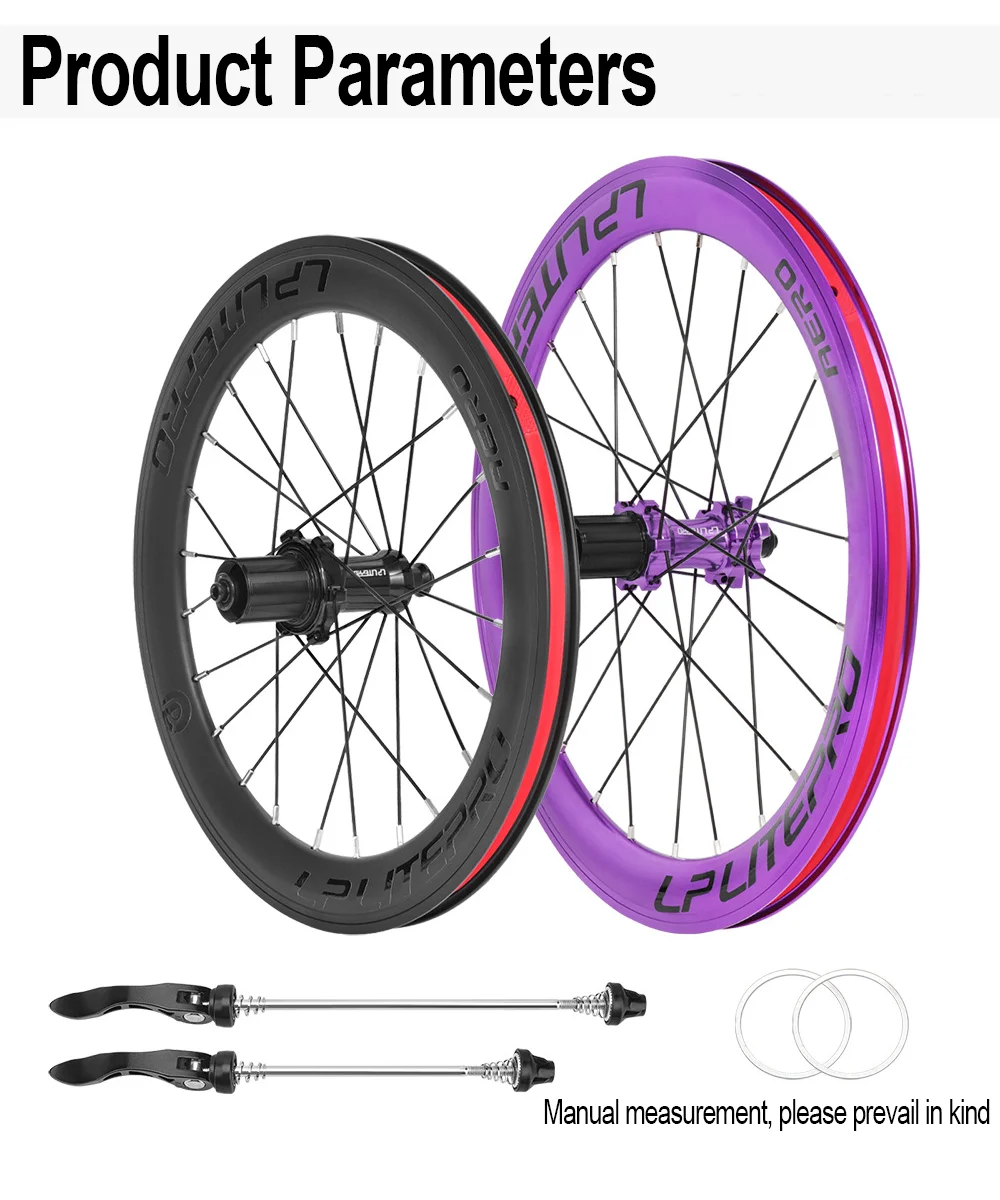 Lp litepro aero vouwfiets wielen aluminium deep section velgen_voghion.com