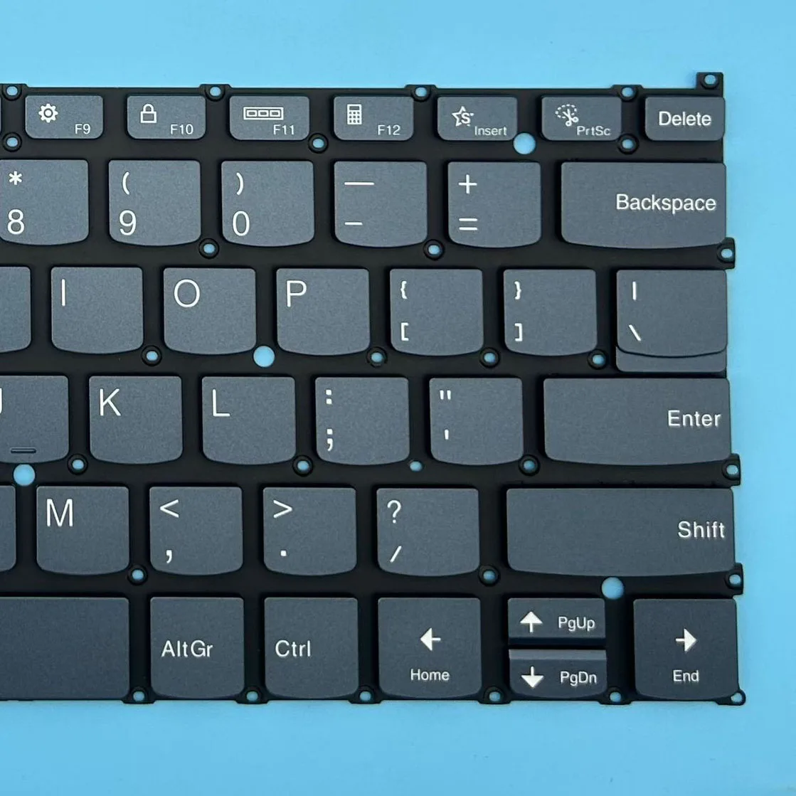 Backlit English/Russian/Latin Spanish Keyboard in Blue/Tidal Teal for Lenovo Yoga and Slim Series