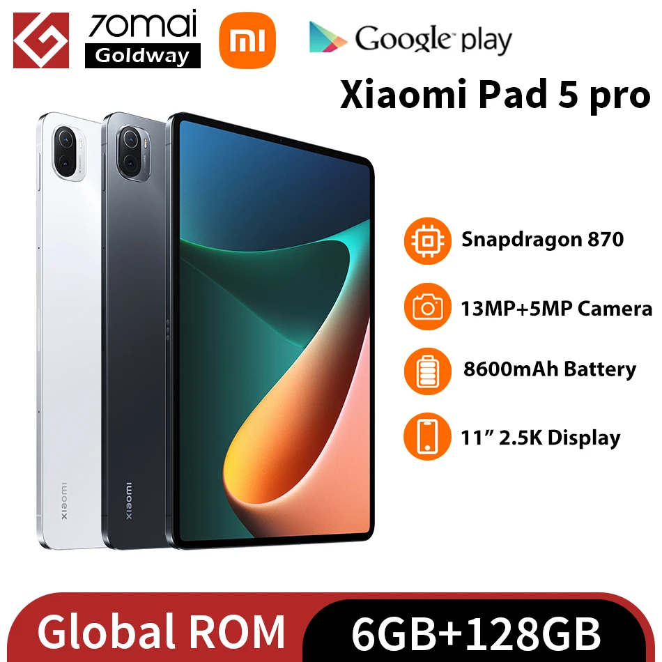 ハイクオリティー - xiaomi pad5 6gb/256gb パールホワイト グローバル