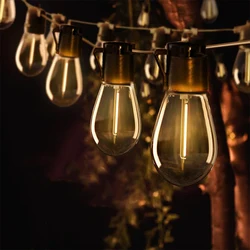 Guirlande solaire LED étanche conforme à la norme IP65, luminaire décoratif d'extérieur, idéal pour un jardin, un Patio ou un mariage, idéal pour les vacances ou le nouvel an 