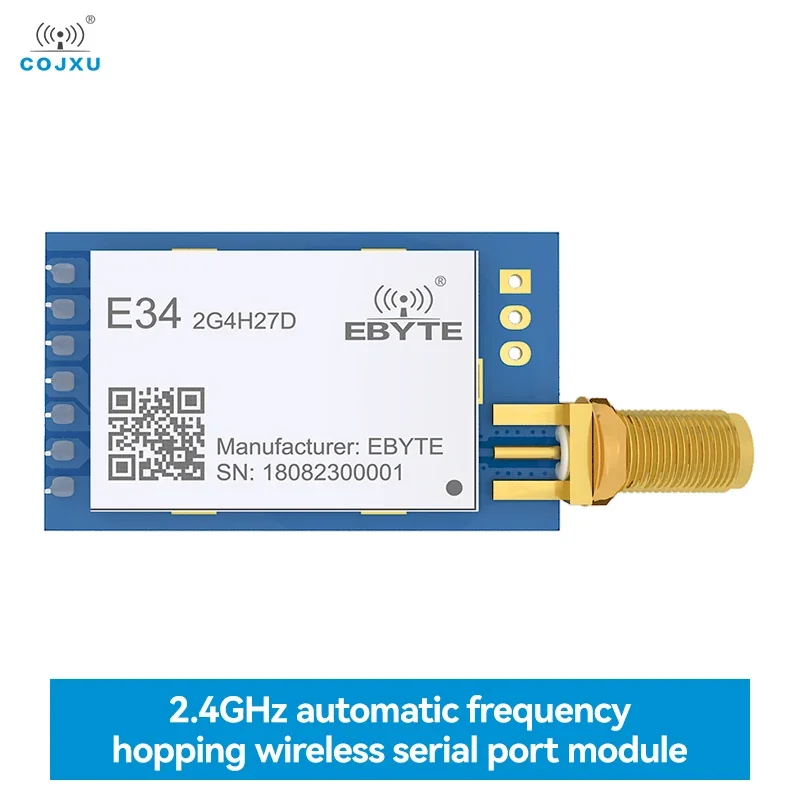 Nrf24l01+ Uart 2.4ghz 27dbm 5km Long Distance Module E34