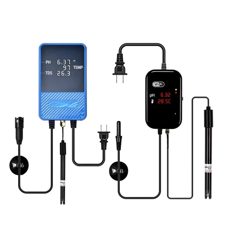

Aquarium Q2 PH Temperature TDS 3 in 1 Intelligence Monitor Detector WIFI APP PH Digital Monitor Fish Tanks