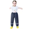 Kids Raincoat Rain Pants Waterproof Cartoon Children’s Kids Rain Dungarees Mud Trousers Waterproof Breathable for Girls Boys 2