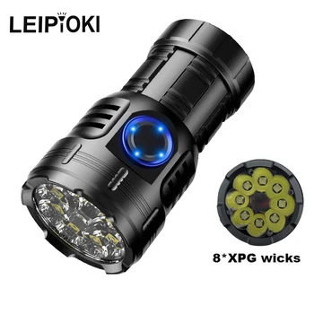 High power LED Mini flashlight USB rechargeable 1