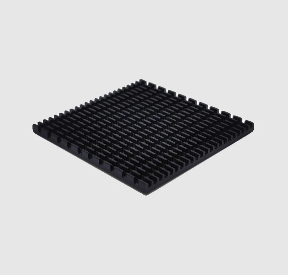 

10pcs ultra-thin heat sink Black thin aluminum sheet 45*45*2.9MM grooved heatsink instrument motherboard aluminum radiator