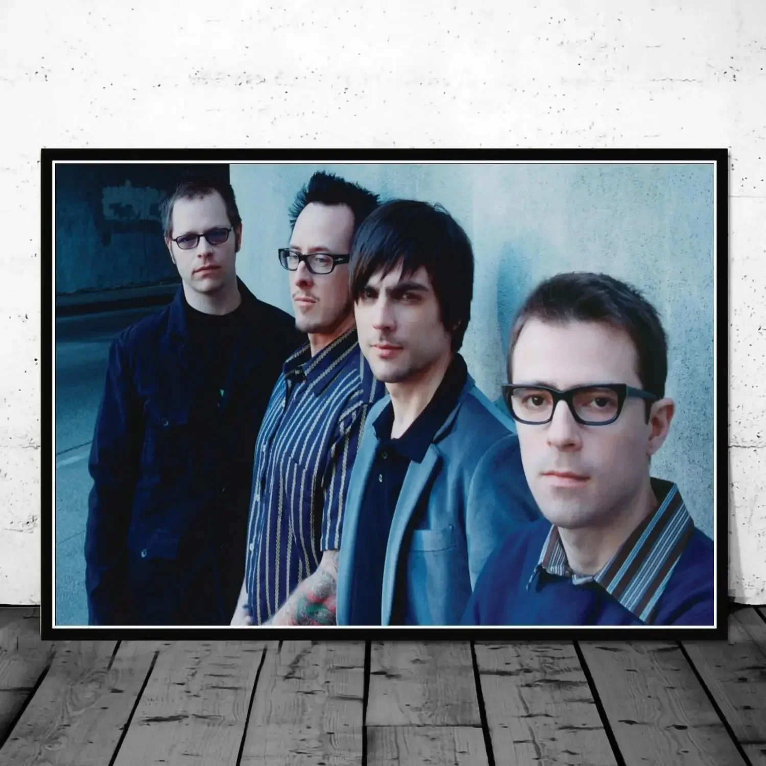 thumbnail image 1 of Póster del cantante Weezer, lienzo, arte de pared, impresiones, póster, foto, cuadro, póster, decoración de habitación, decoración del hogar, 1 of 5