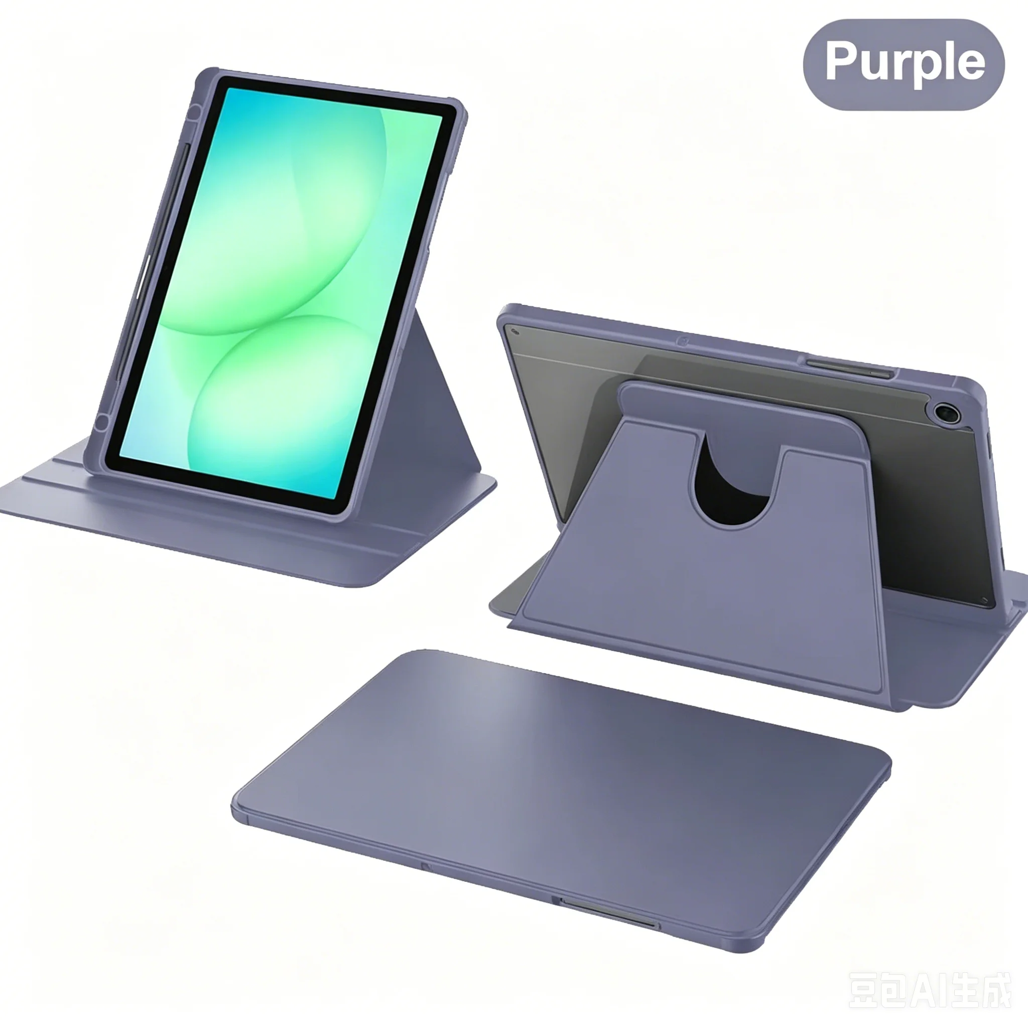 360 Rotating Acrylic Case with S Pen Slot and Auto Sleep/Wake Feature