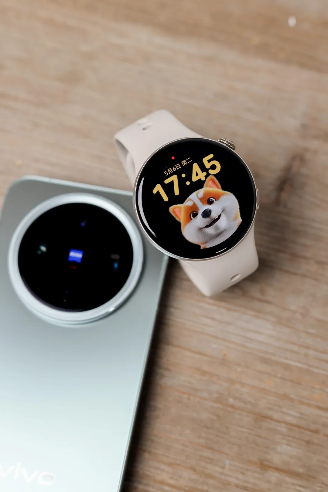 vivo WATCH5 Bluetooth version 1.43 AMOLED 466X466 Smart Watch 32MB RAM 4GB ROM Inches 505mAh Bluetooth5.4 NFC 5ATM blue OS 2.0
