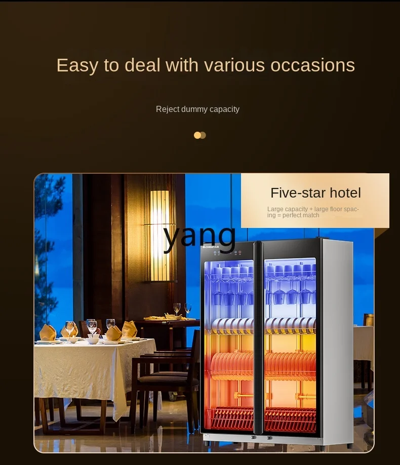 L'm'm Disinfection Cabinet Commercial Catering Stainless Steel Cupboard Large Capacity Hot Air Vertical 5