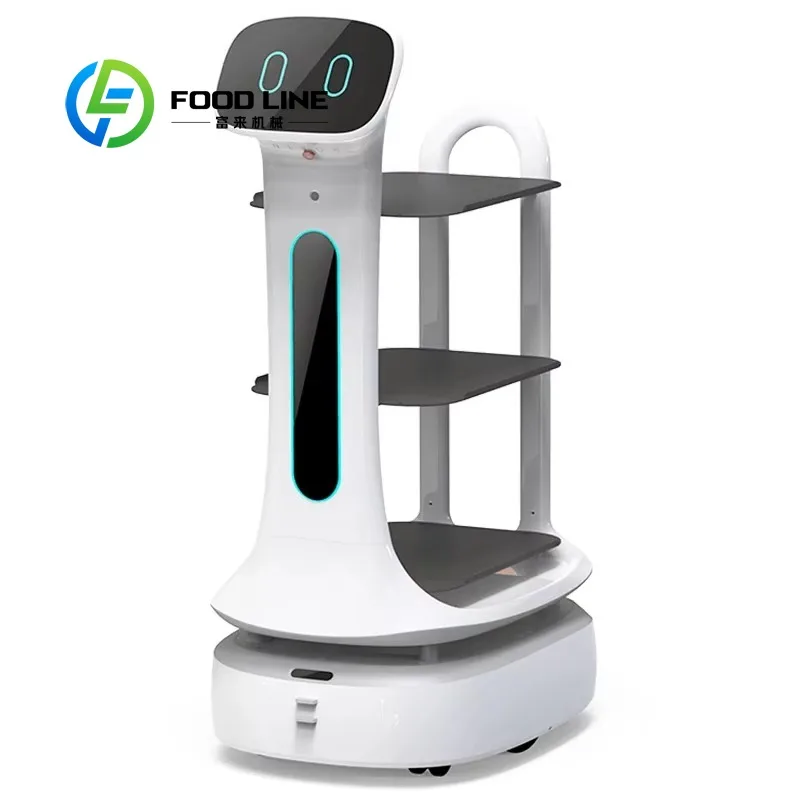 Robot di Servizio Intelligente Personalizzato per Ristoranti, Macchina Automatica per la Consegna di Cibo per Hotel, Catering, Mense e Uso Commerciale