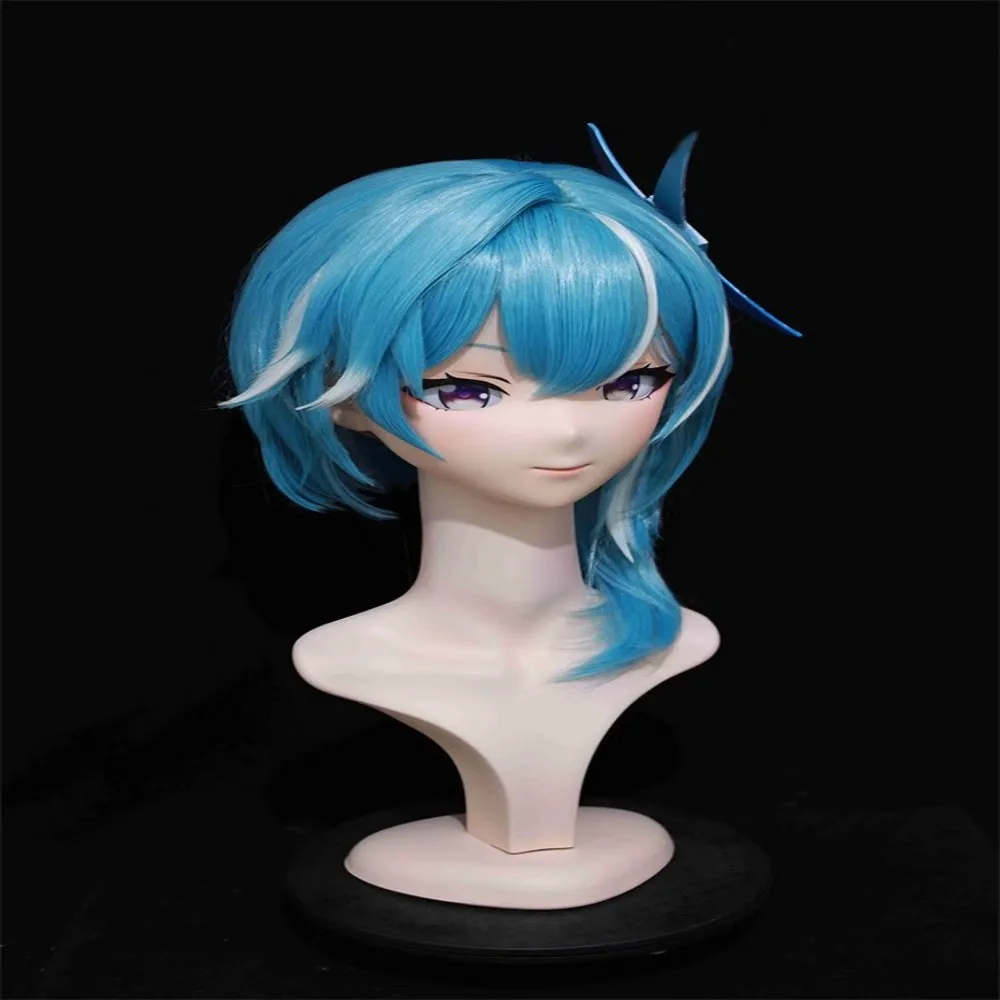 Handmade Customize Yola Doll Cartoon Character Kig Cosplay Kigurumi Mask Silicone Japanese Anime Kigurumi Masks Halloween furry