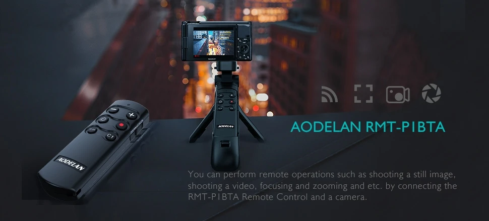 Camera Wireless Bluetooth Remote Shutter Release Replace RMT-P1BT Work For Sony