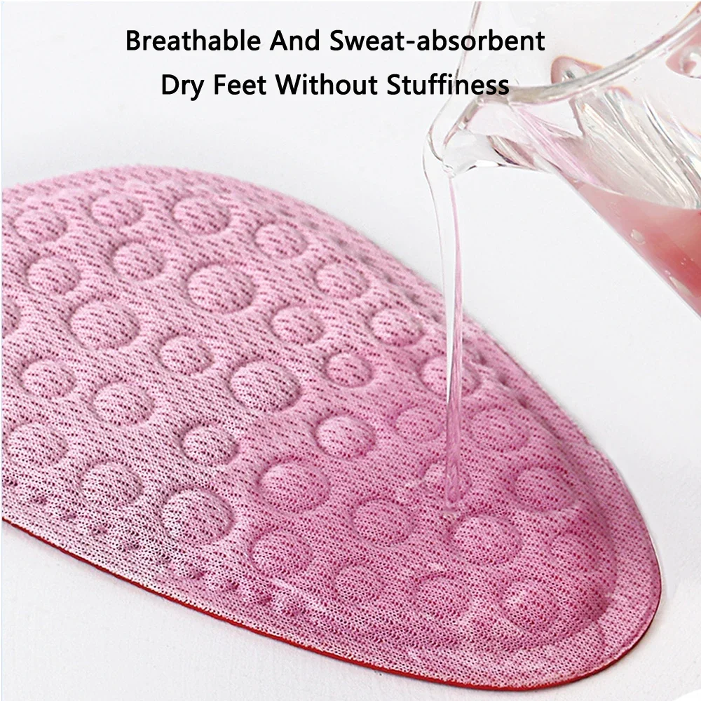Women High Heel Forefoot Pads Shoe Inserts Half Insoles Pain Relief Comfortable Foot Care Protector Massage Anti-slip Pads