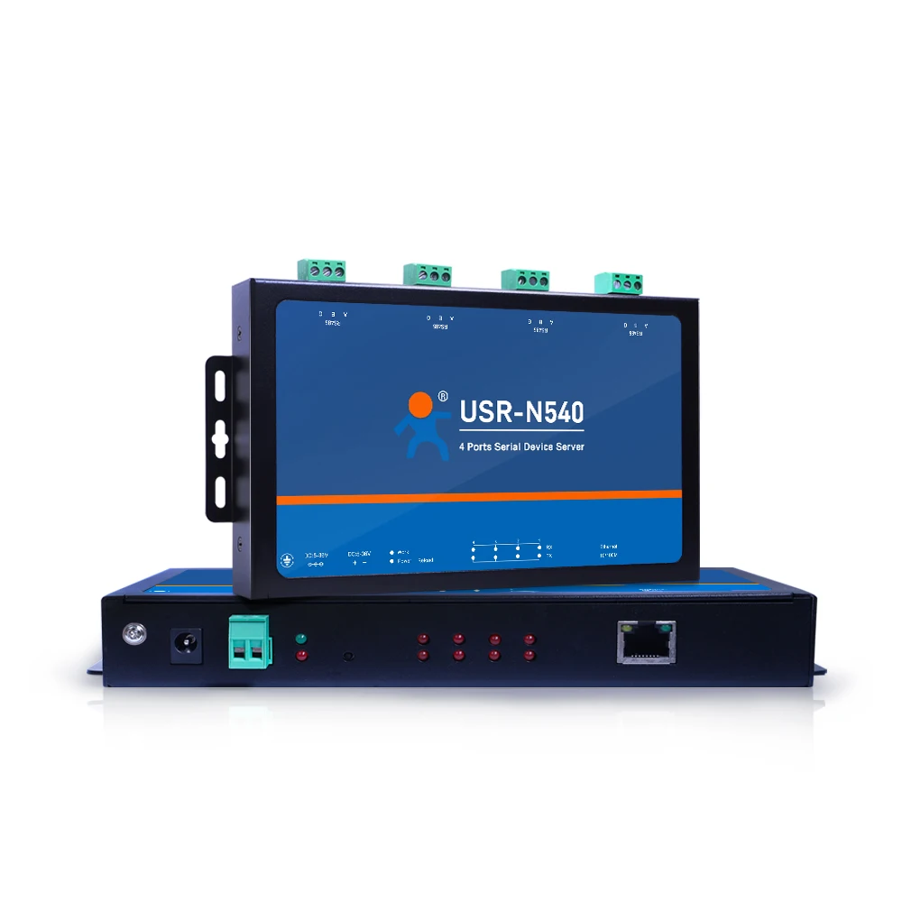

4 Serial Port RS232 Servers to Ethernet Converters RS485 to RJ45 RS422 to TCP IP Module Controller Built-in Webpage USR-N540