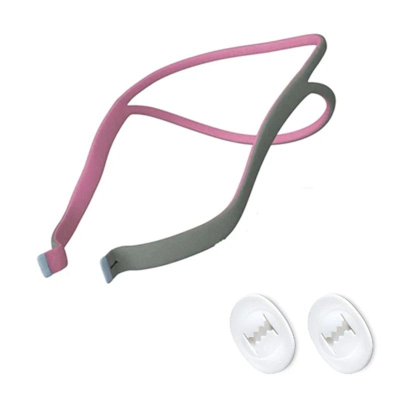 Headgear CPAP Replacement For Resmed Airfit P10 Nasal Pillow CPAP Mask Straps Elastic Straps & Adjustment Clips Easy To Use